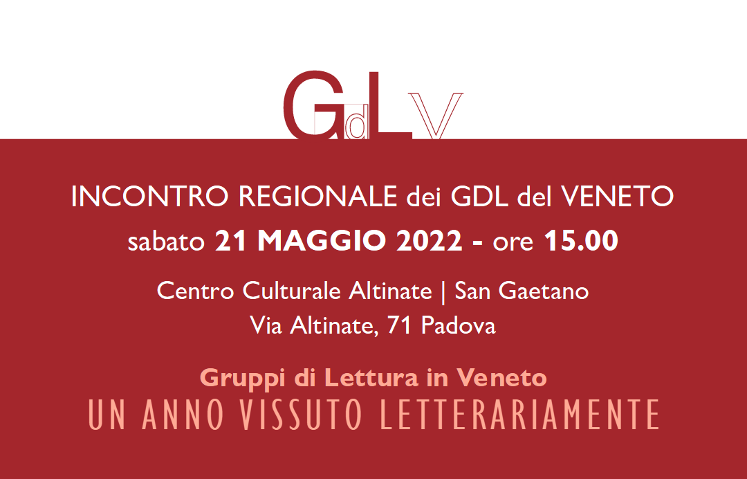 Incontro regionale gruppi di lettura in Veneto 2022