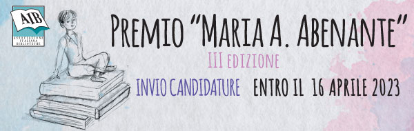 Banner premio Maria Abenante 2023